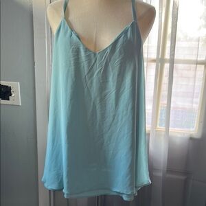 Torrid Blue Sleeveless Relaxed Camisole